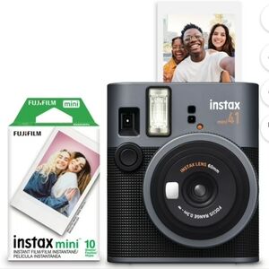 Fujifilm Instax Mini 41 Charcoal Instant Camera